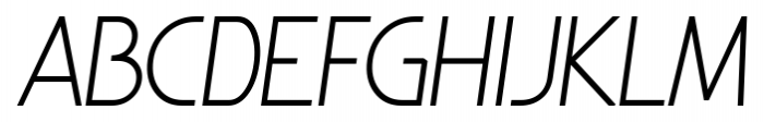 Minimalista Regular Italic Font UPPERCASE