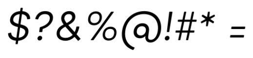 Minimo Regular Oblique Font OTHER CHARS