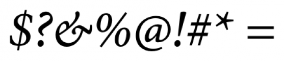 Minion Pro Caption Italic Font OTHER CHARS