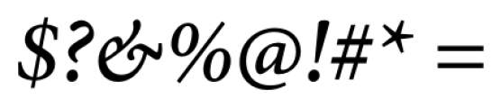 Minion Pro Caption Medium Italic Font OTHER CHARS