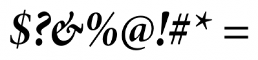 Minion Pro Condensed Subhead Bold Italic Font OTHER CHARS