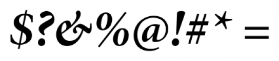 Minion Pro Subhead Bold Italic Font OTHER CHARS