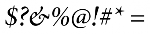 Minion Pro Subhead Medium Italic Font OTHER CHARS