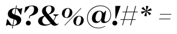 Mirador Semi Bold Italic Font OTHER CHARS