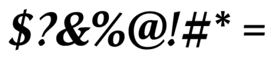 Mirandolina Bold Italic Font OTHER CHARS