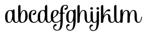 Mishka Regular Font LOWERCASE