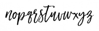 Miss Couture Slanted Font LOWERCASE