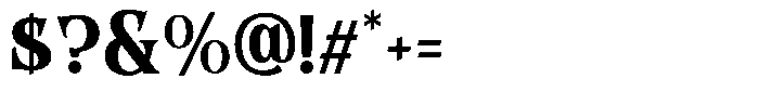 MIT Grolbraz Bold Font OTHER CHARS