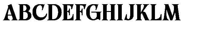 MIT Grolbraz Bold Font UPPERCASE