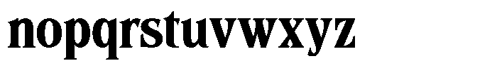 MIT Grolbraz Bold Font LOWERCASE