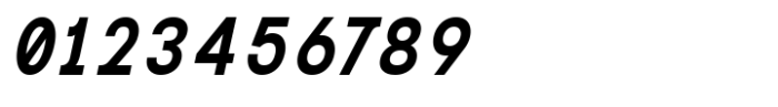 MIT Iculvist Monos Bold Condensed Italic Font OTHER CHARS