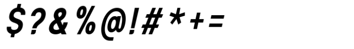 MIT Iculvist Monos Bold Condensed Italic Font OTHER CHARS