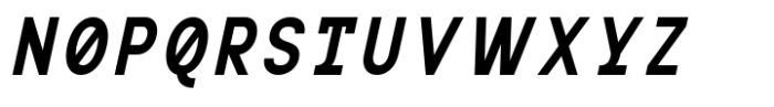 MIT Iculvist Monos Bold Condensed Italic Font UPPERCASE