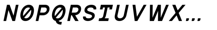 MIT Iculvist Monos Bold Italic Font UPPERCASE