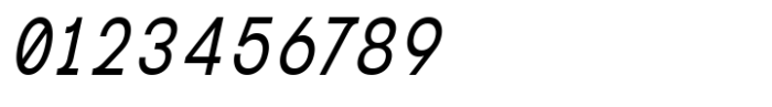 MIT Iculvist Monos Condensed Italic Font OTHER CHARS