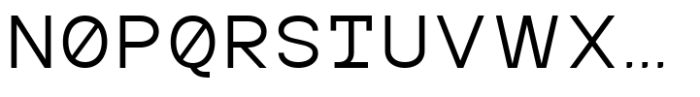 MIT Iculvist Monos Expanded Font UPPERCASE