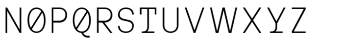 MIT Iculvist Monos Extra Light Font UPPERCASE