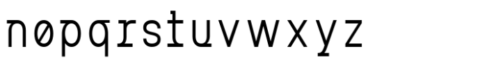 MIT Iculvist Monos Light Condensed Font LOWERCASE