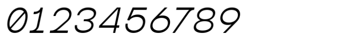 MIT Iculvist Monos Light Expanded Italic Font OTHER CHARS