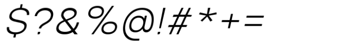MIT Iculvist Monos Light Expanded Italic Font OTHER CHARS