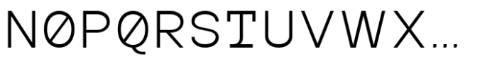 MIT Iculvist Monos Light Expanded Font UPPERCASE