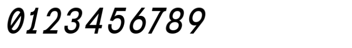 MIT Iculvist Monos Medium Condensed Italic Font OTHER CHARS
