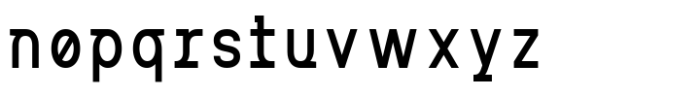 MIT Iculvist Monos Medium Condensed Font LOWERCASE