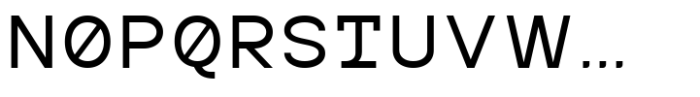 MIT Iculvist Monos Medium Expanded Font UPPERCASE