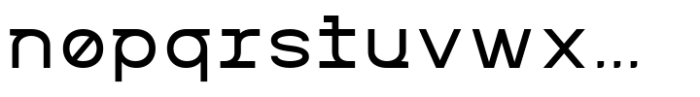 MIT Iculvist Monos Medium Expanded Font LOWERCASE