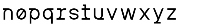 MIT Iculvist Monos Regular Font LOWERCASE