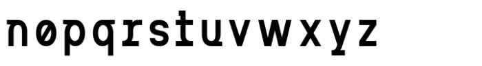 MIT Iculvist Monos Semi Bold Condensed Font LOWERCASE