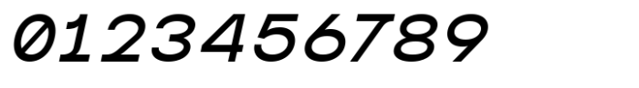 MIT Iculvist Monos Semi Bold Expanded Italic Font OTHER CHARS