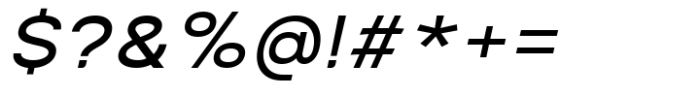 MIT Iculvist Monos Semi Bold Expanded Italic Font OTHER CHARS