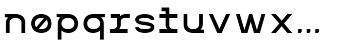 MIT Iculvist Monos Semi Bold Expanded Font LOWERCASE