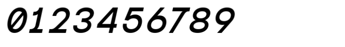 MIT Iculvist Monos Semi Bold Italic Font OTHER CHARS