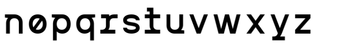 MIT Iculvist Monos Semi Bold Font LOWERCASE