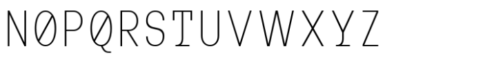 MIT Iculvist Monos Thin Condensed Font UPPERCASE