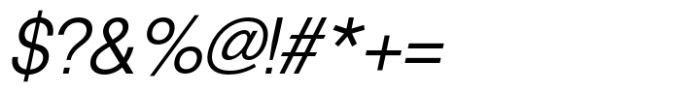 MIT Quailav Light Italic Font OTHER CHARS