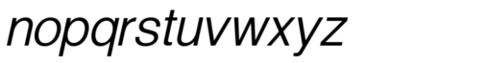 MIT Quailav Light Italic Font LOWERCASE
