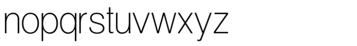MIT Quailav Thin Font LOWERCASE
