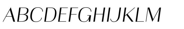 Miaglo Light Oblique Font UPPERCASE