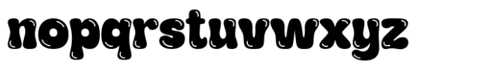Mianga Buble Font LOWERCASE