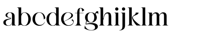 Michega Regular Font LOWERCASE
