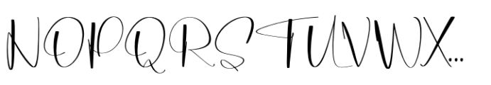 Michelyne Regular Font UPPERCASE