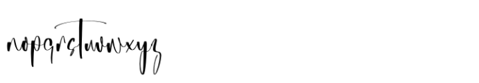 Michelyne Regular Font LOWERCASE