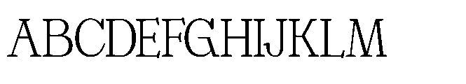 Michine Regular Font UPPERCASE