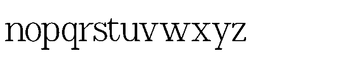 Michine Regular Font LOWERCASE
