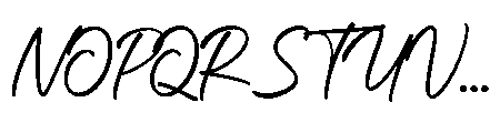 Mickelhokan Font UPPERCASE