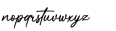 Mickelhokan Font LOWERCASE
