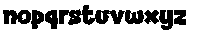 Mickimos Font LOWERCASE